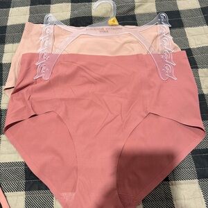Adrienne Vittadini Women's Panties in Pink and Peach